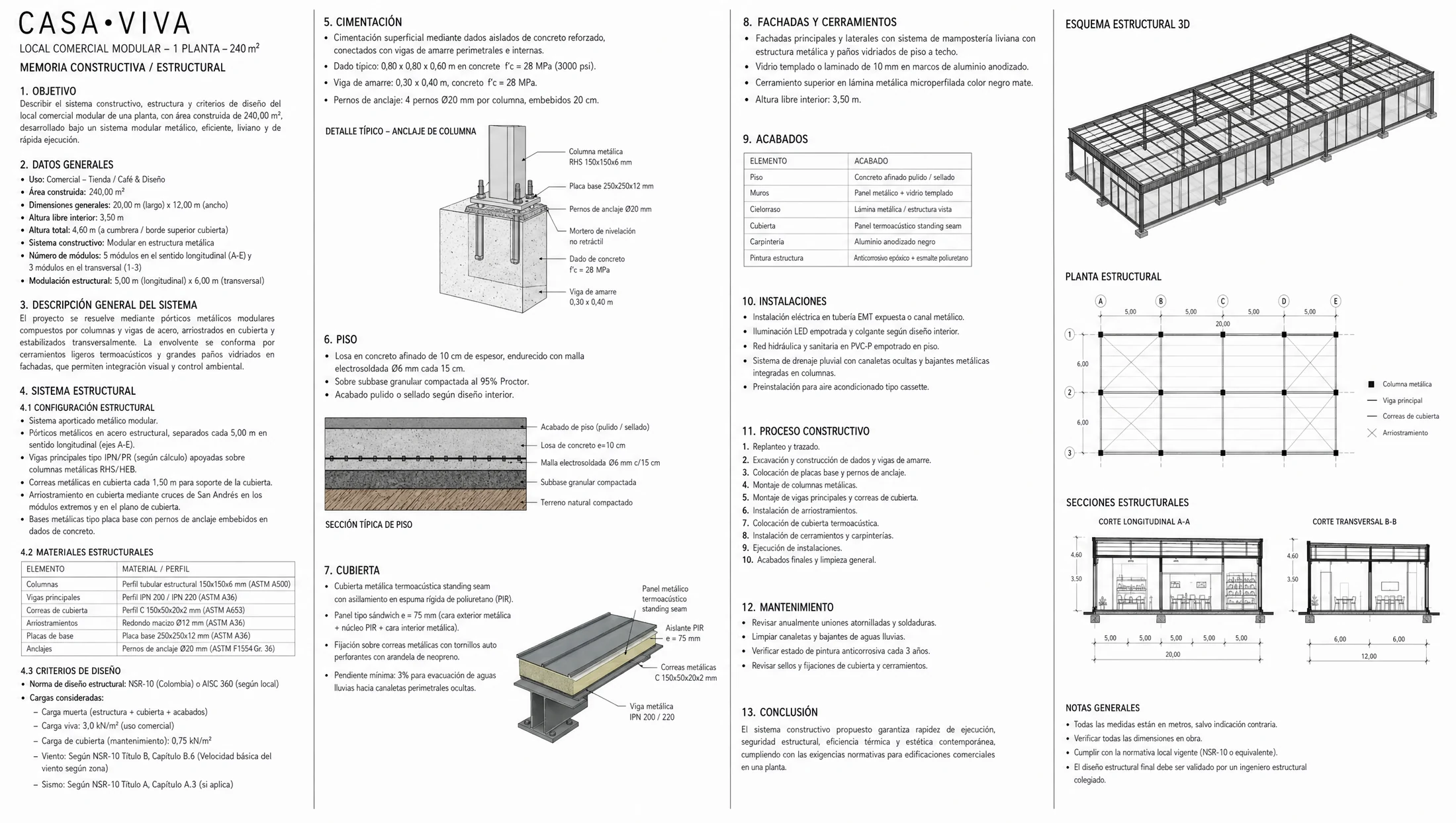 Local comercial en metal y en container — locales modulares prefabricados en Colombia