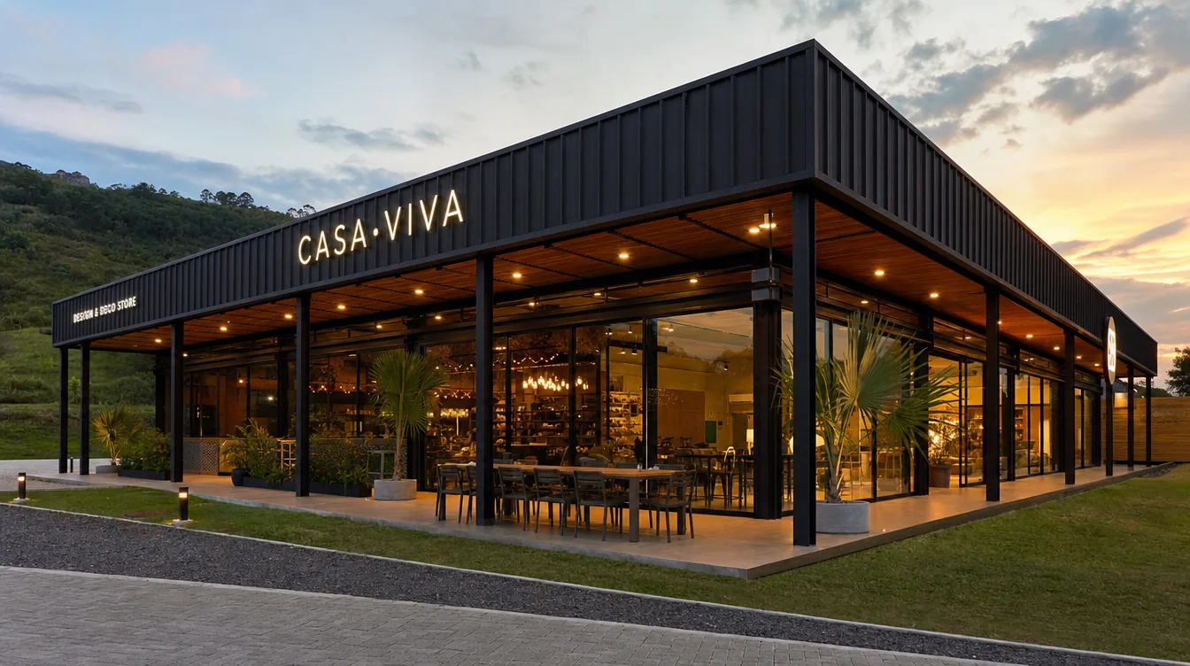 Local comercial en metal y en container — locales modulares prefabricados en Colombia