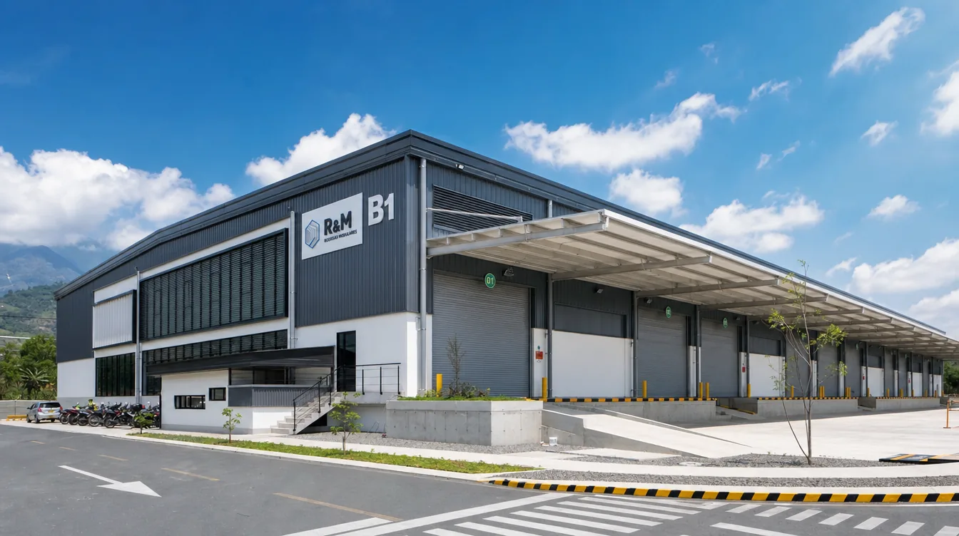 Proyecto de construcción modular en estructura metálica en Colombia