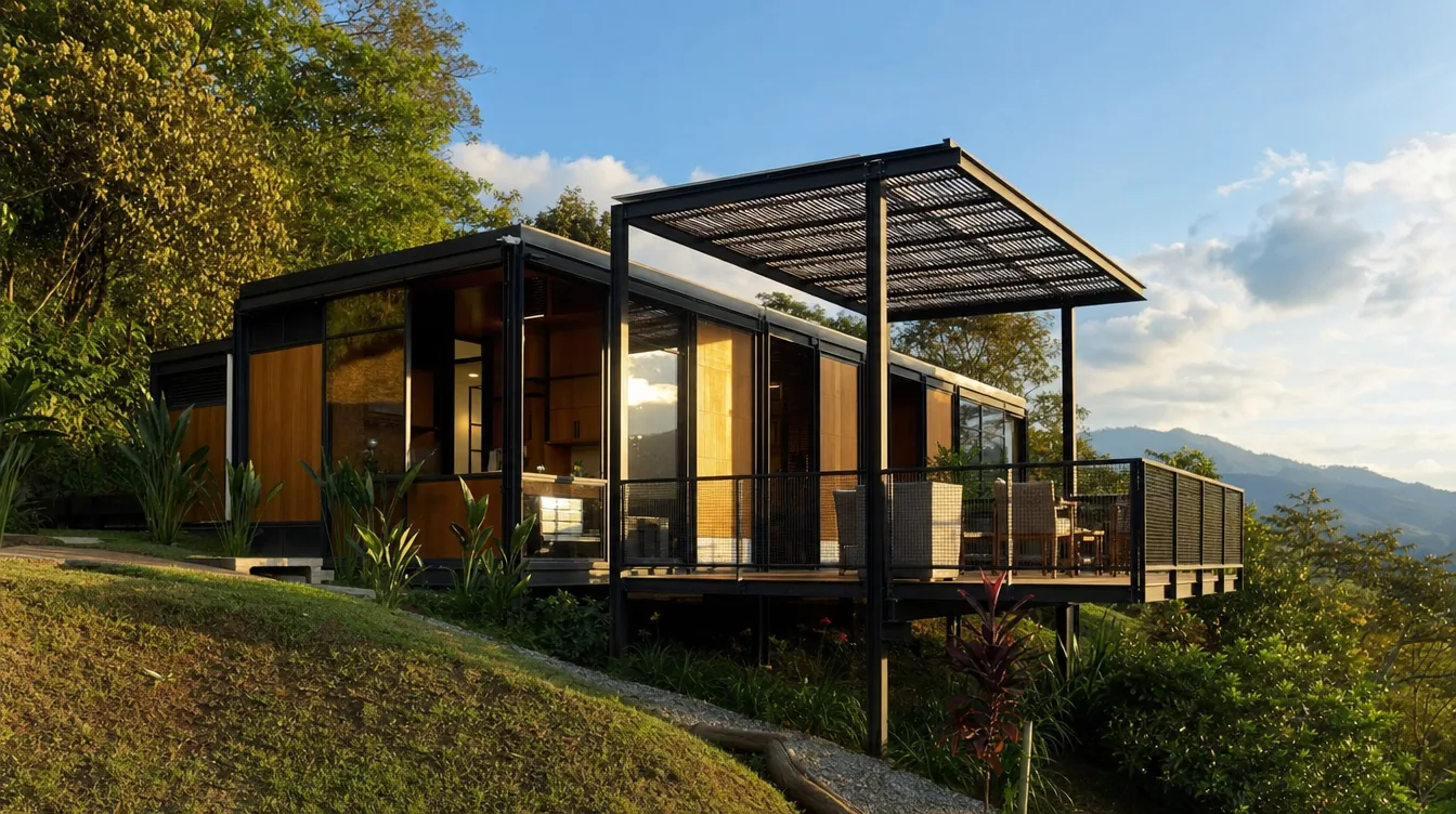 Proyecto de construcción modular en estructura metálica en Colombia