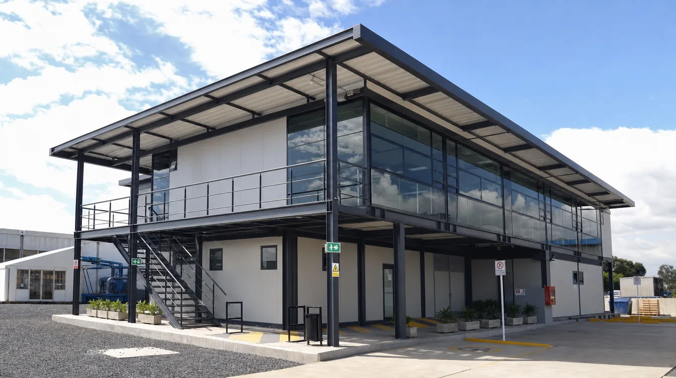 Proyecto de construcción modular en estructura metálica en Colombia