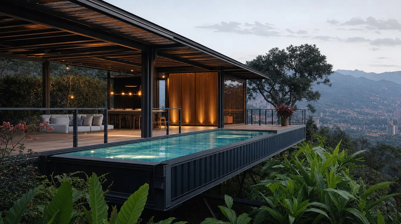 Proyecto de construcción modular en estructura metálica en Colombia