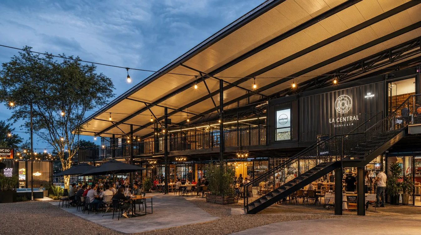 Proyecto de construcción modular en estructura metálica en Colombia